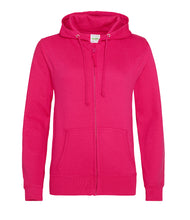 Load image into Gallery viewer, REFLECTIVE PRINT Alness JogScotland Zippy Hoody JH055 FEMALE FIT
