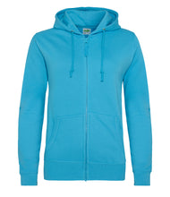Load image into Gallery viewer, REFLECTIVE PRINT Alness JogScotland Zippy Hoody JH055 FEMALE FIT