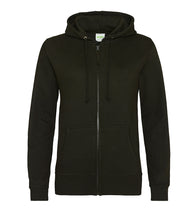 Load image into Gallery viewer, REFLECTIVE PRINT Alness JogScotland Zippy Hoody JH055 FEMALE FIT
