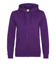 Load image into Gallery viewer, REFLECTIVE PRINT Alness JogScotland Zippy Hoody JH055 FEMALE FIT