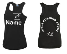 Load image into Gallery viewer, Girls Running Aboot JogScotland Vest JC015