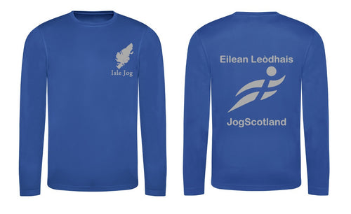 REFLECTIVE PRINT Isle of Lewis JogScotland long sleeve t-shirt JC002 MALE FIT