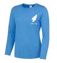 Load image into Gallery viewer, Isle of Lewis JogScotland long sleeve t-shirt JC012 FEMALE FIT