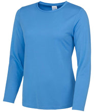 Load image into Gallery viewer, Isle of Lewis JogScotland long sleeve t-shirt JC012 FEMALE FIT