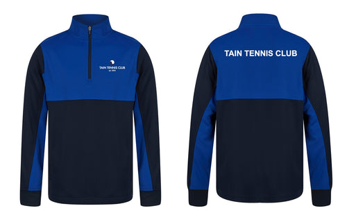 Tain Tennis Club 1/4 zip Training Top