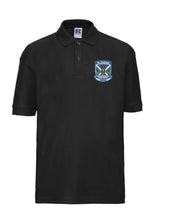 Load image into Gallery viewer, St Duthus Polo Shirt Black, White or Purple