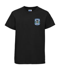 Load image into Gallery viewer, St. Duthus School T-shirt Black, White or Purple