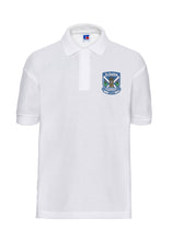 Load image into Gallery viewer, St Duthus Polo Shirt Black, White or Purple
