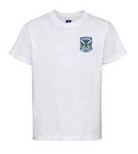 Load image into Gallery viewer, St. Duthus School T-shirt Black, White or Purple