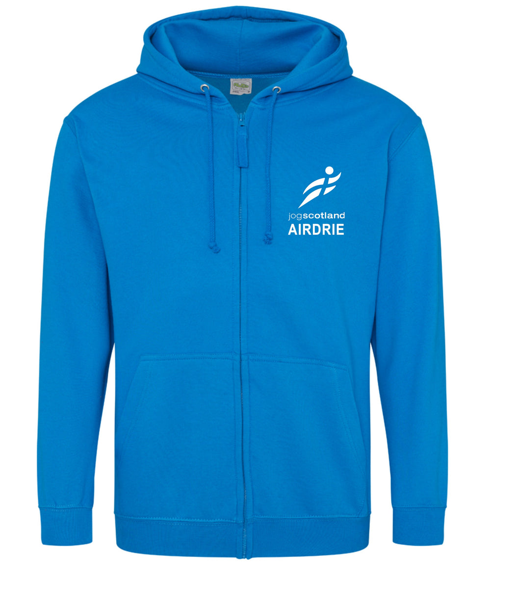 Airdrie JogScotland Zippy Hoody JH050 MALE FIT