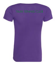 Load image into Gallery viewer, Tain Tennis Club Women&#39;s Purple T-shirt JC005M