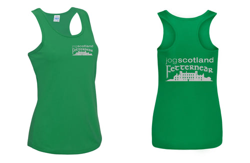REFLECTIVE PRINT Fetternear JogScotland Vest JC015 FEMALE FIT