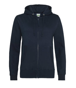 Embroidered Zip Hoodie AWD JH050F FEMALE FIT
