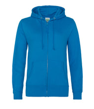 Load image into Gallery viewer, REFLECTIVE PRINT Alness JogScotland Zippy Hoody JH055 FEMALE FIT