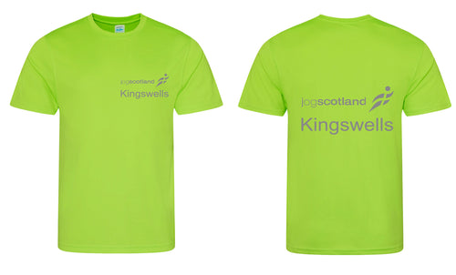 REFLECTIVE PRINT Kingswells JogScotland T-shirt JC001 MALE FIT