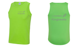 REFLECTIVE PRINT Kingswells JogScotland Vest JC007 MALE FIT