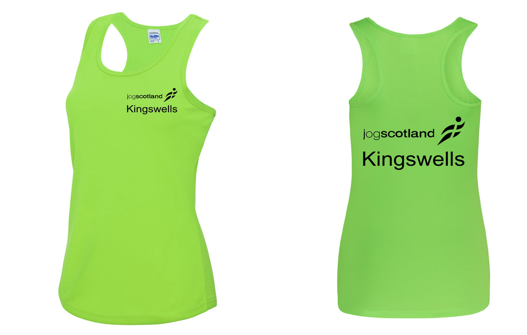 Kingswells JogScotland Vest JC015 FEMALE FIT