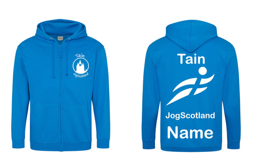 Tain JogScotland Men's Zip Up Hoody JH050