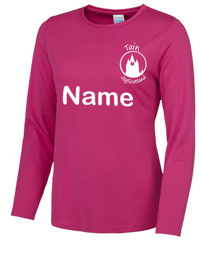Tain JogScotland long sleeve t-shirt JC012