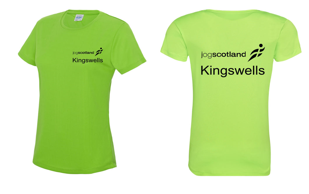 Kingswells JogScotland Round Neck T-shirt JC005 FEMALE FIT